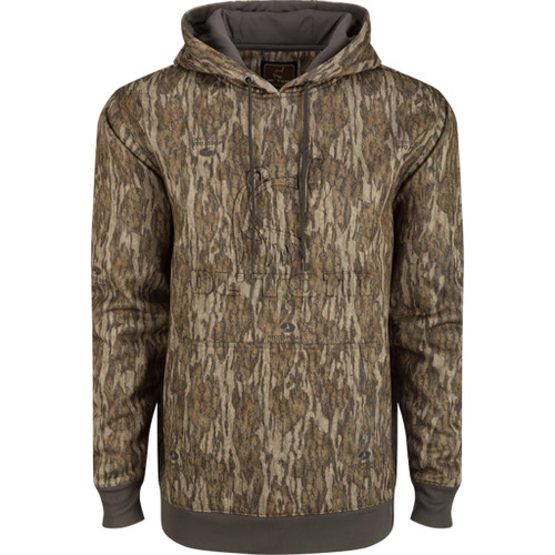 Drake Ol' Tom Back Eddy Stretch Camo Hoodie MO Bottomland 2XLarge