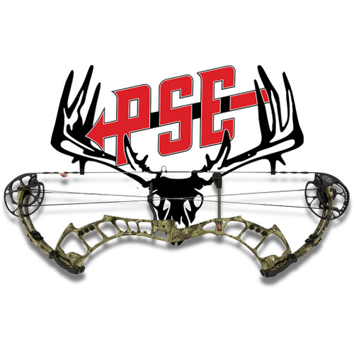 Raxx PSE Branded Bow Wall Hanger Carbon Steel