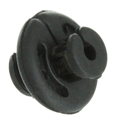 October Mountain Quick Crimp Archery Kisser Button Black 1 Pack