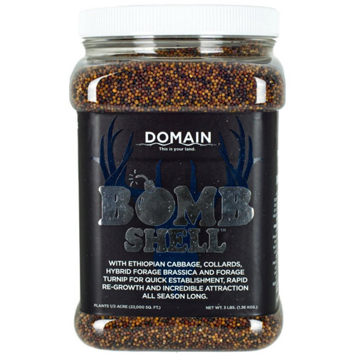 Domain Bombshell Fast-Maturing Brassica Seed - 1/2 Acre Coverage