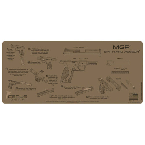 S&W M&P Instructional ProMat Coyote Padded 12x27 Inch