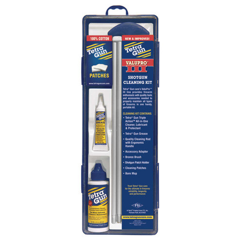 28 GA Shotgun Cleaning Kit Tetra Gun with Bronze Brush and Patches