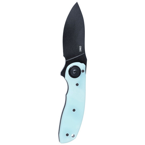 CRKT Bot Natural Flipper Folding Knife with Deadbolt Lock and Deep Carry Clip