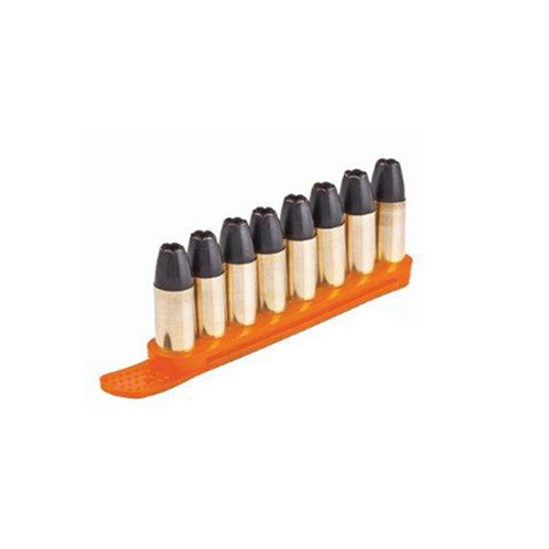 QuickStrips Orange 8rd Revolver Reload Strips .38/.357/.40 S&W 2 Pack