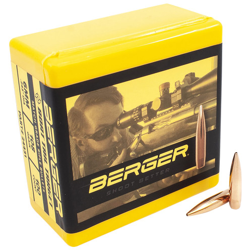 Berger Target Match Grade 6mm 108gr Boat Tail Bullets 100/Box