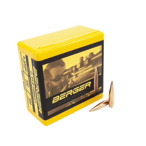 Berger VLD Target Long Range 6.5 Creedmoor 130gr Bullets 100/Box