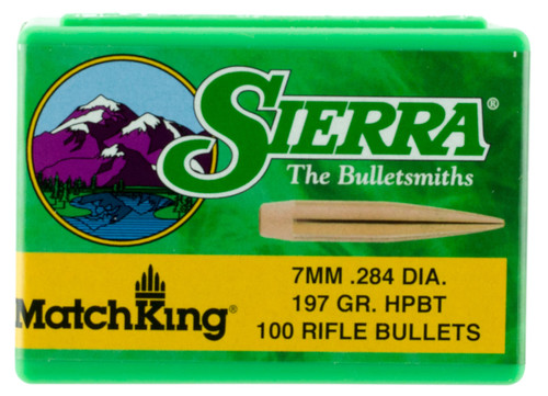 Sierra 1997 MatchKing 7mm 197gr Hollow Point Boat Tail 100/Box