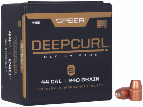 Speer 4455 DeepCurl 44Cal 240gr Hollow Point 50 Per Box/5 Case