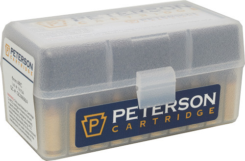 Peterson Unprimed Brass Cases 6mm ARC 50-Pack