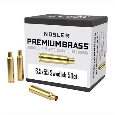 6.5x55mm Swedish Mauser Premium Reloading Brass Cases