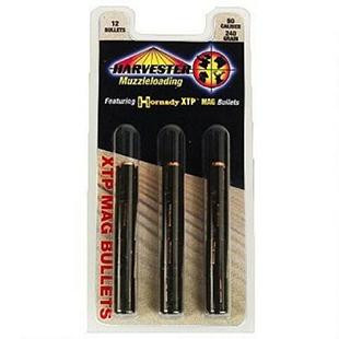 Harvester Muzzleloading Hornady XTP MAG Sabot Bullets 50 Cal 240gr 12-Pack
