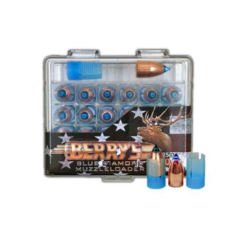 Berry's Blue Diamond .50 Cal Muzzleloader Bullets with Sabots 275 gr 25/ct