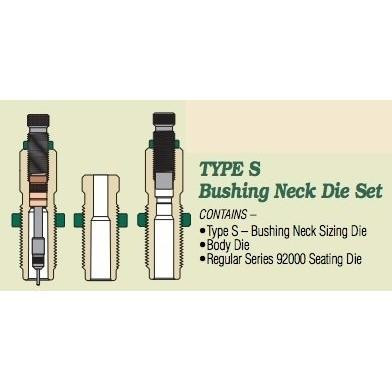 Redding Type S Bushing Neck Die Set 6mm Dasher with Self-Centering Bushing