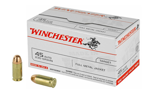 Winchester Ammo USA45AVP USA 45 ACP 230 gr Full Metal Jacket (FMJ)