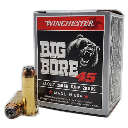 Winchester Ammo Bigbore .45 Colt 250 gr Jacketed Soft Point (JSP)