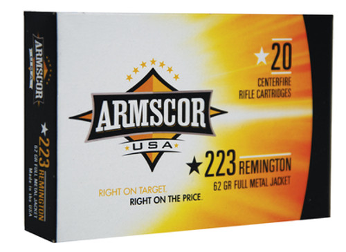 Armscor .223 Remington 62 gr Full Metal Jacket (FMJ)