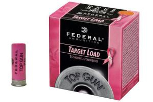 Federal Top Gun Pink Edition Load 12 Gauge 2.75 in. 1 1/8 oz. 8 Shot 25 rd.