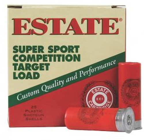Estate Super Sport Competition Target Load 12 Gauge 2.75 in. 3 Dr. 1 1/8 oz. 8 Shot 25 rd.