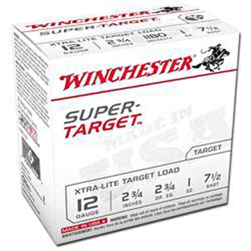 Winchester USA Super Target Load 12 Gauge 2.75 in. 1 oz. 7.5 Shot 25 rd.
