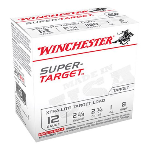 Winchester USA Super Target Load 12 Gauge 2.75 in. 1 oz. 8 Shot 25 rd.