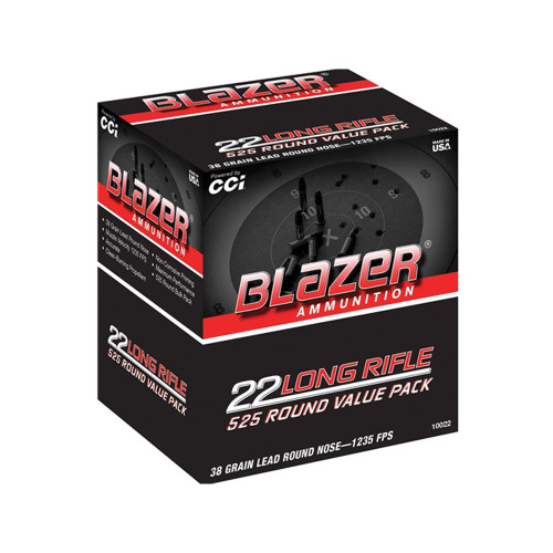 Blazer  Lead Round Nose 38 Grain .22 Long Rifle 1235 fps