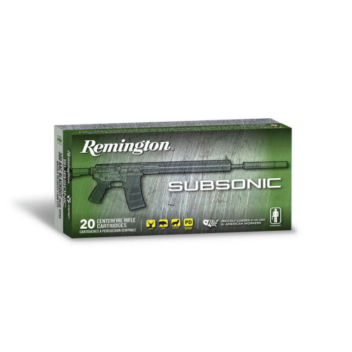 Remington Subsonic Open Tip Flat Base 220 Grain .300 AAC Blackout