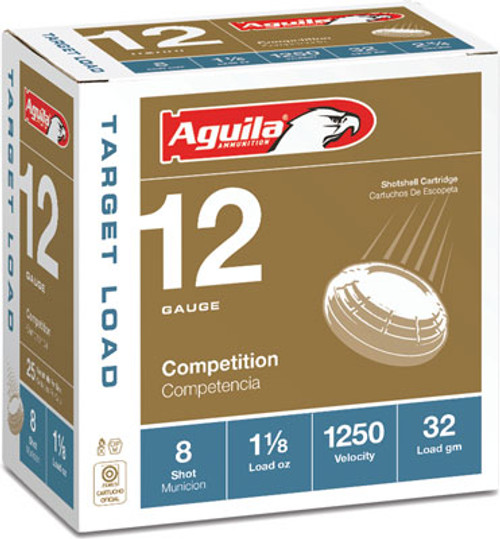 Aguila 1CHB1348   12 Gauge  1-1/8oz #8 1250 FPS.