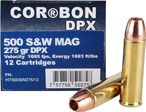 Cor-Bon DEP PENTRAT X-B DPX 275 Grain .500 S&W Mag