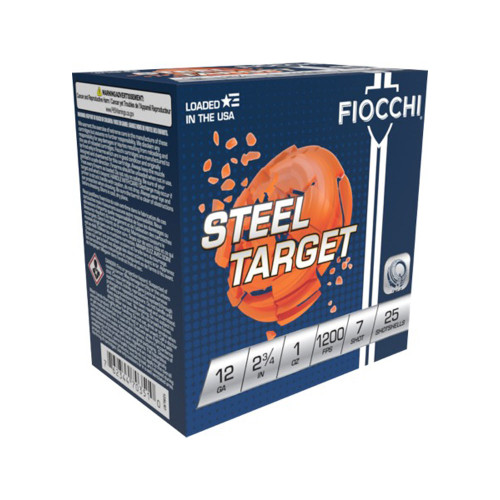 Fiocchi 12 Gauge 12SLR7 Steel Target Steel Target 2.75" 1oz 7 Shot