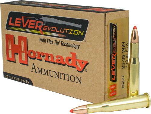 Hornady LEVERevolution .25-35 Winchester 110 grain Flex Tip eXpanding ammunition