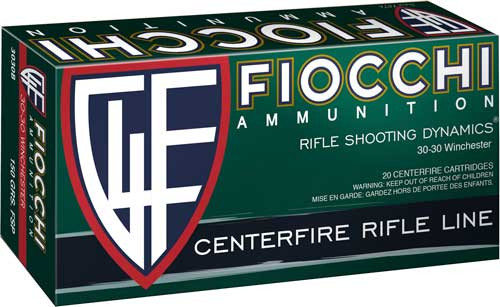 Fiocchi Field Dynamics InterLock .30-30 Winchester 150 grain Flat Soft Point ammunition