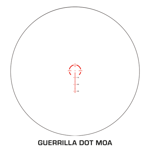 Swampfox Optics Arrowhead 1-6x24mm Guerrilla Dot MOA Rifle Scope