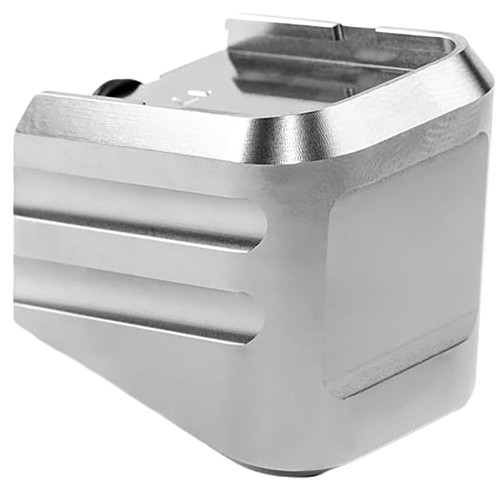 Cross Armory CRG+0MEG17SV Magazine Extension Fits Glock 17/22/31 Gen 1-5 Silver Aluminum