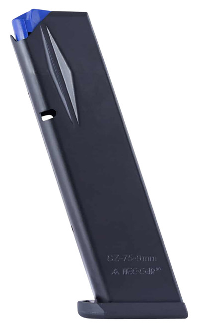CZ-USA 11132 9mm Luger 10-Round Blued Steel Magazine for CZ 75
