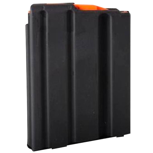 DuraMag 5X23041188CPD SS 5rd 223 Rem/300 Blackout/5.56x45mm NATO for AR-15 Black w/ Orange Follower Detachable