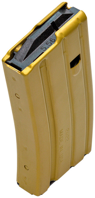 DuraMag Speed Aluminum AR-15 20-Round .300 BO/.223/5.56 Magazine Desert Gold