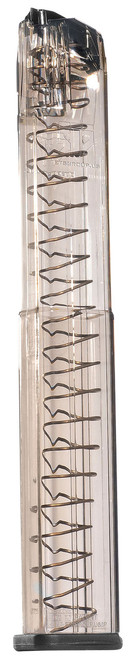 ETS 9mm 40-Round Extended Glock Compatible Smoke Polymer Pistol Magazine SMKGLK1840