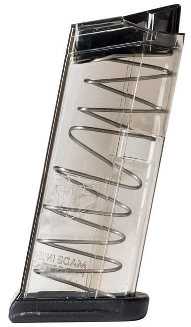 ETS 9mm 7-Round Glock 43 Compatible Smoke Polymer Pistol Magazine SMKGLK43