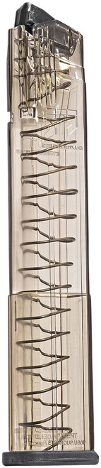 ETS Group 30-Round Extended 9mm Luger Pistol Magazine Fits Sig P320 Smoke Polymer