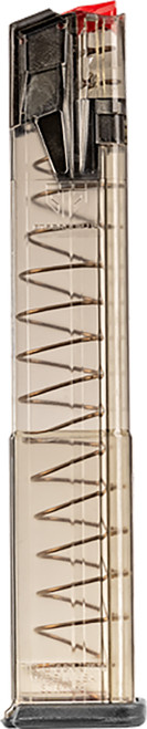 ETS Group Omega 32-Round 9mm Luger Pistol Magazine Fits S&W M&P Clear Polymer