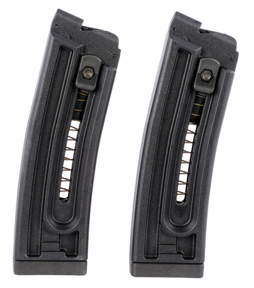 GSG GERMGSG16TP10 OEM Black Detachable 10rd 22 LR for GSG 16 2 Per Pack