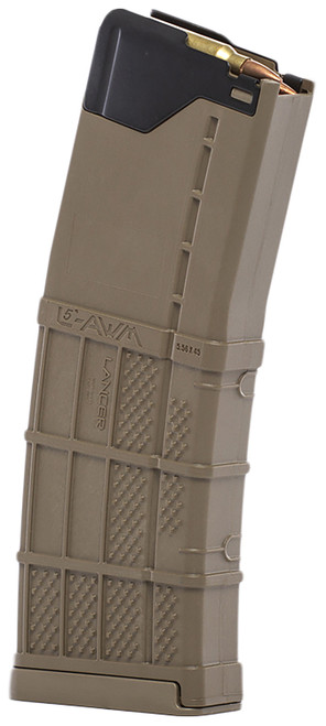 Lancer L5AWM 2nd Gen 30rd 5.56 Flat Dark Earth Polymer Magazine