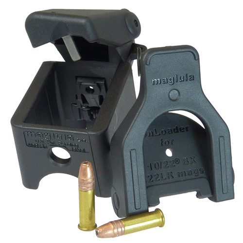 Maglula LU30B LULA Mag Loader & Unloader, .22 LR Ruger 10/22, Reinforced Black Polymer