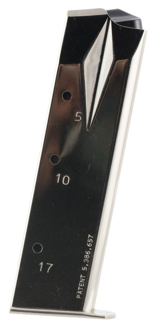 Mec-Gar MGRP8517N 9mm Luger Ruger P-Series 17-Round Nickel Handgun Magazine