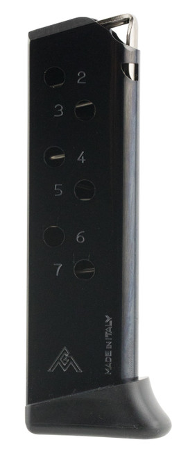 Mec-Gar MGWPPKSFRB .380 ACP Walther PPK/S 7-Round Blued Finger Rest Handgun Magazine