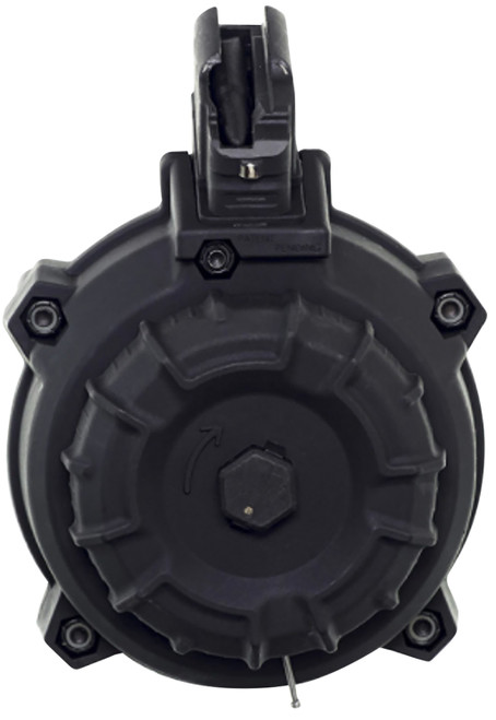 ProMag DRMA9 AK-47 Compatible 50-Round 7.62x39mm Drum Magazine Black DuPont Zytel