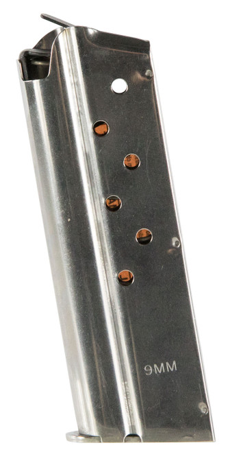 Ruger 90652 9mm Luger 7-Round Stainless Steel Magazine for SR1911 Officer