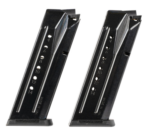 Ruger 90684 Security-9 2-Pack Value Magazines 15rd 9mm Luger Black Oxide Steel