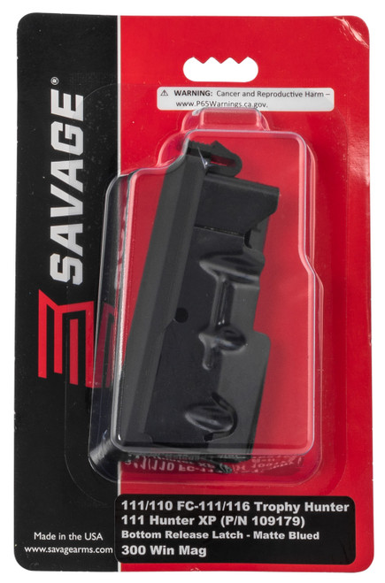 Savage Arms 55254 Axis/Apex/10/110/11/16 3-Round Blued Mag 375 Ruger/300 Win Mag
