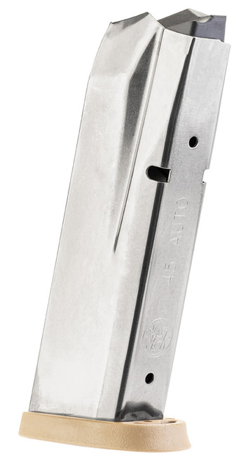 S&W 194700000 M&P 10-Round .45 ACP Steel Magazine Brown Floor Plate